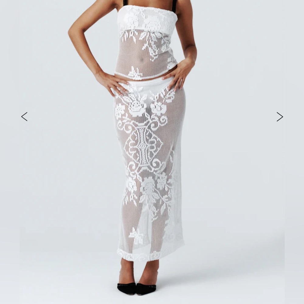 With Jean Saint midi skirt